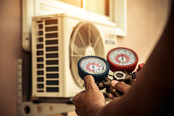 Professional Air Conditioning Service technician working in Oroville, CA